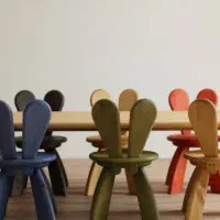 صندلی کودک تمام چوب فقط کار خاص تولید داریم