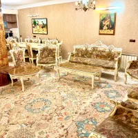 مبل استیل۹نفرونهارخوری۱۰ نفر با میز تی وی وتلفن