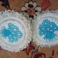 رو بالشتی و پشتی گلدوزی|رختخواب، بالش، پتو|دهدشت, |دیوار