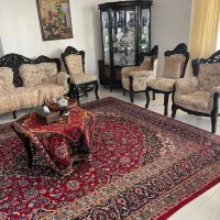 مبل استیل ۹ نفره بامیز ناهار خوری ۵ نفره|مبلمان خانگی و میز عسلی|شیراز, شهرک بهشتی|دیوار