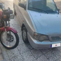 پراید۱۳۲مدل۸۸نقره ای کامل رنگ چهارحلقه لاستیک نونو