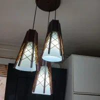 لوستر سه شاخه|لوستر و چراغ آویز|رشت, پاستوریزه|دیوار