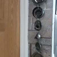 آویز ظروف فلزی *دیس 27 سانت*ظروف شیشه ای