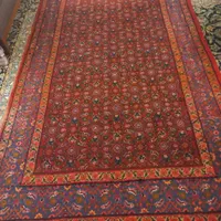 فرش  قالیچه قالی دستبافت ماهی ۶متری کناره