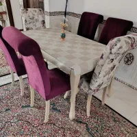 میز نهار خوری ۶نفره|میز و صندلی غذاخوری|ماهان, |دیوار