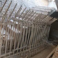 نرده رودیواری در. پنجره آهن نی نرده  پنجره|مصالح و تجهیزات ساختمان|گنبد کاووس, |دیوار