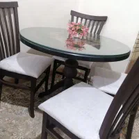 میز ناهارخوری ۴نفره درحدنونونو|میز و صندلی غذاخوری|شیراز, مسلم|دیوار