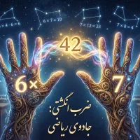 آموزش جدول ضرب به کمک انگشتان دست ( جادوی انگشتان)