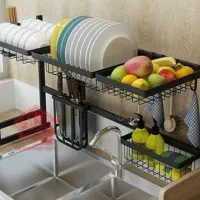 آبچکان روی سینک آلومینیومی مشکی|آبچکان و نظمدهنده ظروف|تهران, خاک سفید|دیوار