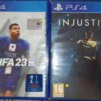 دیسک FiFa2023و injustice 2 ps4