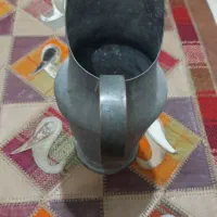 پارچ مس سفید قاجاری لب اردکی قدمت دار