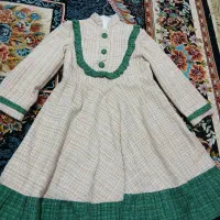 پیرهن دخترانه مخمل ضخیم