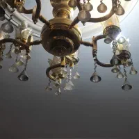 لوستر آب طلا کارشده