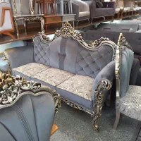 مبل ۹نفره گردوبا اقساط ۱۰|مبلمان خانگی و میز عسلی|خمینیشهر, |دیوار