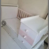 تخت کودک بهمراه تشک درحدنو