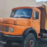 فروش فقط اتاق جلو بنز کمپرسی نارنجی