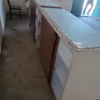 2عدد ویترین شیشه‌ای سالم