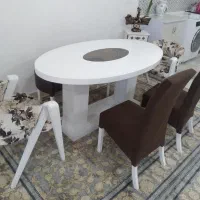 میز غذا خوری ۴ نفره|میز و صندلی غذاخوری|سریش آباد, |دیوار