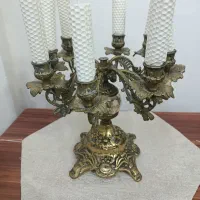 وسایل برنجی دکوری بسیارکارقدیمی|کلکسیون اشیاء عتیقه|قرچک, مهدیه|دیوار