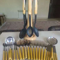 سرویس قاشق چنگال قاشق چایخوری و ملاقه و