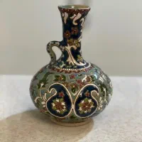 گلدان مینا کاری شده