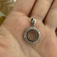 پلاک شیشه نقره