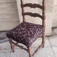 صندلی ناهار خوری چوب گردو انتیک قدیمی کمیاب|صندلی و نیمکت|تهران, جیحون|دیوار