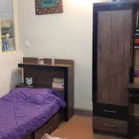 تختخواب یک نفره ، کمدآویز لباس ، میز تحریر