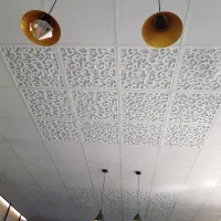 نصاب سقف کاذب پی وی سی ۶۰×۶۰ ماربل شیت