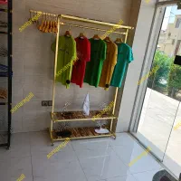 رگال لباس طلائی استیل کد ۸۱۵|بندرخت و رخت‌آویز|اصفهان, پوریای ولی|دیوار