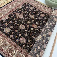 دو عدد فرش ۹ متری در حد نو زمینه مشکی