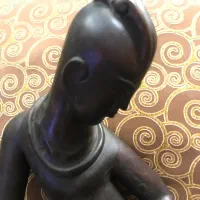 مجسمه چوبی نوازنده|مجسمه، تندیس، ماکت|تهران, مجیدیه|دیوار