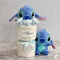 بوکت رومیزی استیج و خرس و دستگل استیج به بغل