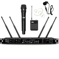 میکروفن بی سیم بیسیم هدمیک یقه ای سیم دار Uhf vhf|سیستم صوتی خانگی|تهران, بازار|دیوار