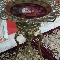 کنار سالنی میوه خوری برنزی برنجی به شرط برنز|ظروف سرو و پذیرایی|کرج, اخترآباد|دیوار