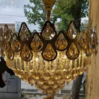 لوستر مدل کینگ سایز ۶۰ سانتی متر|لوستر و چراغ آویز|اردبیل, |دیوار