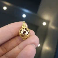 پلاک طلا انار دست ساز