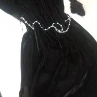 سارافن مجلسی مخمل مشکی ارسال رایگان