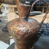 پارچ آب آبریز عتیقه قدیمی مسی