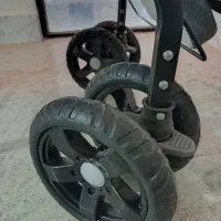 کالسکه نو دو قلو و کریر تمیز|کالسکه و لوازم جانبی|شاهینشهر, مخابرات (شهید بهشتی)|دیوار