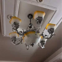 لوستر ۶شاخه /شیک و ترو تمیز / سالم