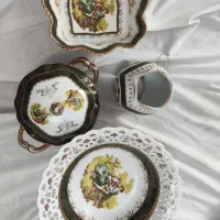 سرویس لمونژ لیلی مجنون سفید|ظروف سرو و پذیرایی|گرمدره, |دیوار