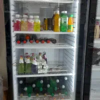 فروش یخچال مغازه تکی با نور داخل آدرس کفترک