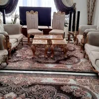 مبل ۹نفره کاملا سالم و نو|مبلمان خانگی و میز عسلی|محمدیه-قزوین, |دیوار