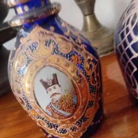 یک جفت تنگ کله شاخدار قاجاری آنتیک|کلکسیون اشیاء عتیقه|تهران, فردوسی|دیوار