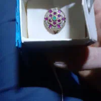 انگشتر نقره انتیک زنانه یاقوت بسیار زیبا