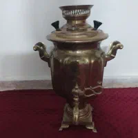 سماور برنجی زغالی 6لیتری قدیمی