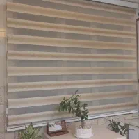 پرده زبرا کاملا نو|پرده، رانر، رومیزی|اسلام‌شهر, شهرک قائمیه|دیوار