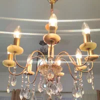 فروش لوستر برنج و سنگ|لوستر و چراغ آویز|ساری, |دیوار