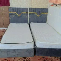 دوعدد تخت خواب یکنفره